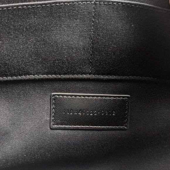 SOLD Saint Laurent Large Monogram Leather Pouch - Picture 4 of 6